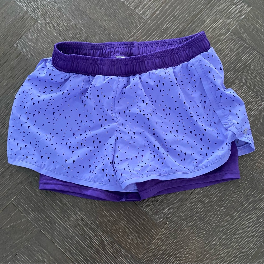Champion Girls Two-Layer Athletic Shorts